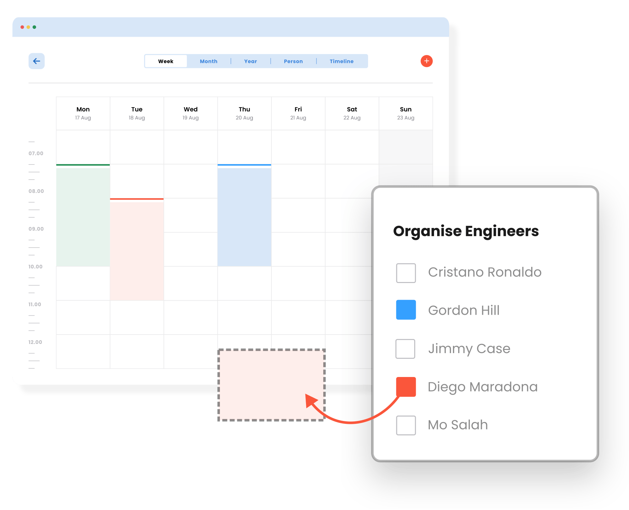 Schedule the right jobs to the right engineer