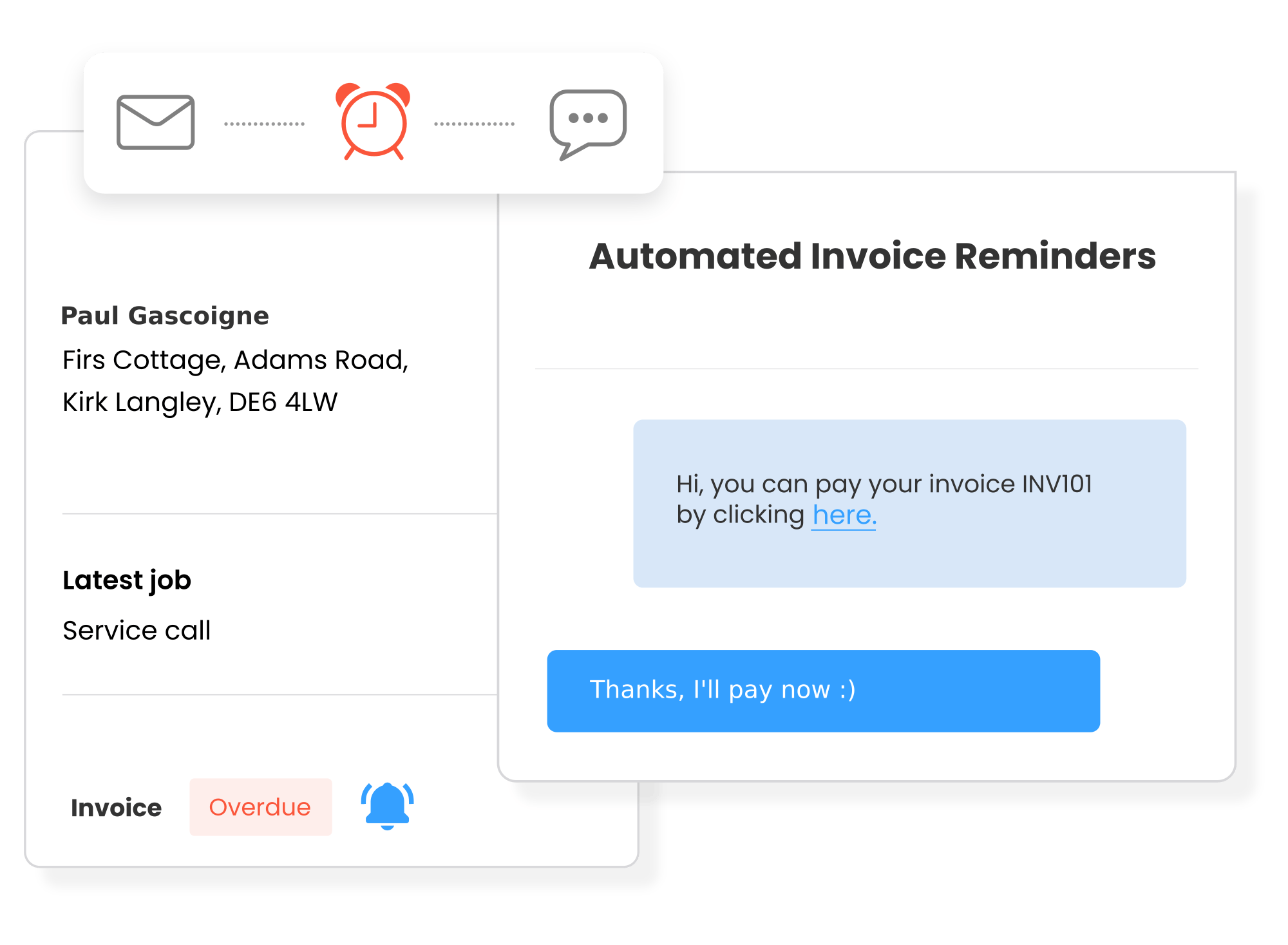 Invoice reminders help chase late payers